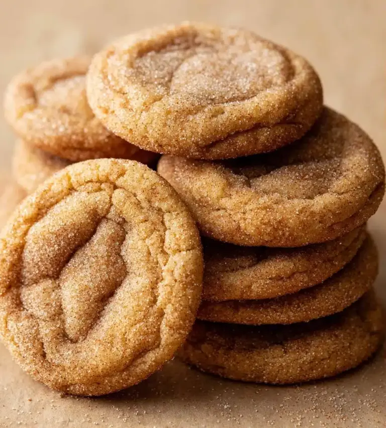 Chewy Pumpkin Snickerdoodle Cookies Recipe