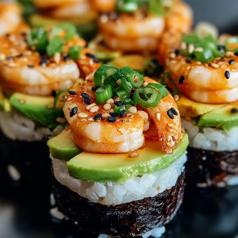 SPICY SHRIMP SUSHI STACKS Recipe