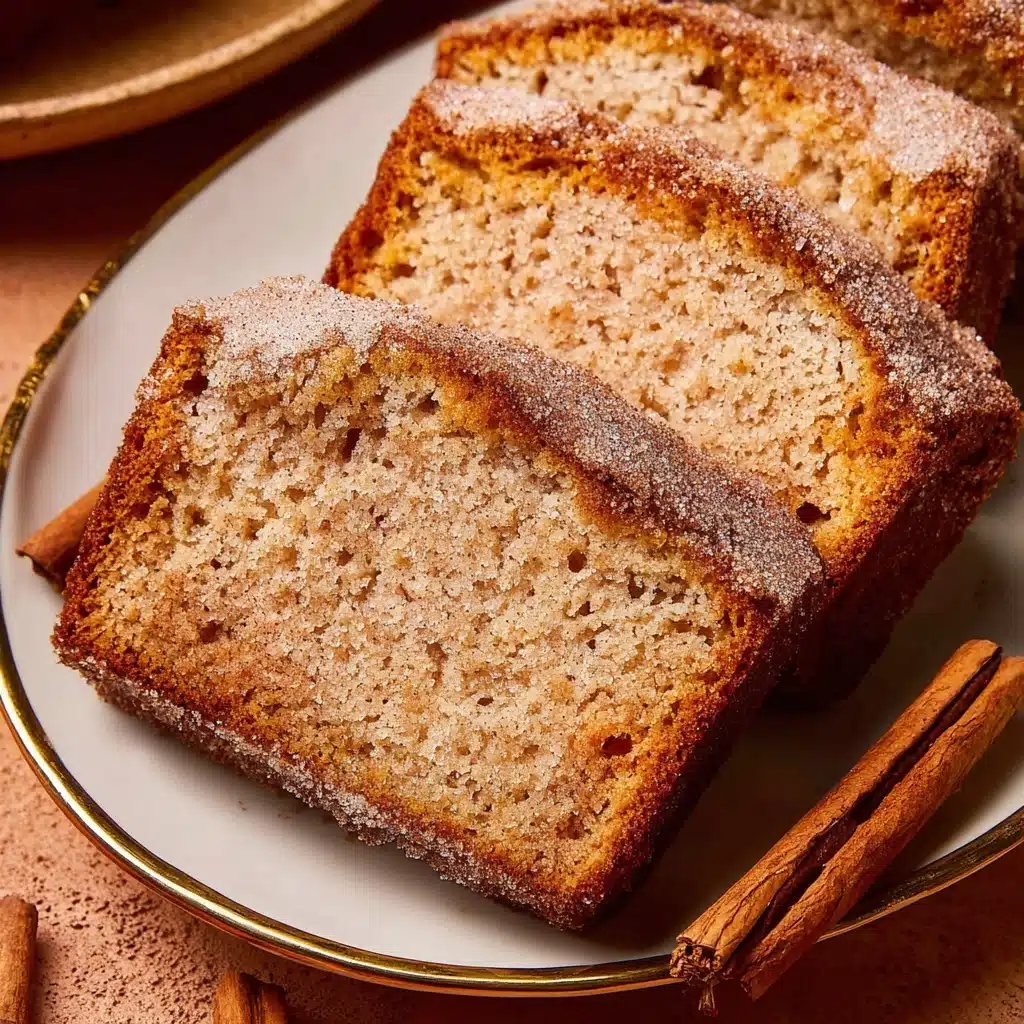 Spiced Apple Cider Donut Loaf with a Cinnamon Sugar Crust Recipe - Recipe Image