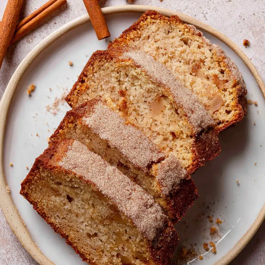 Spiced Apple Cider Donut Loaf with a Cinnamon Sugar Crust Recipe - Recipe Image