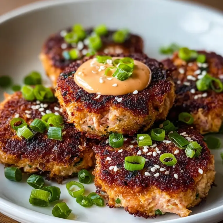 Asian Tuna Cakes with Spicy Mayo: A Flavorful Delight! Recipe