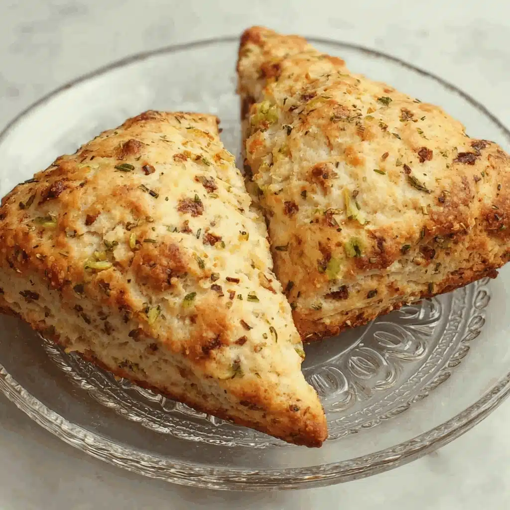 Air Fryer Apple Cheddar Bacon Scones Recipe - Recipe Image