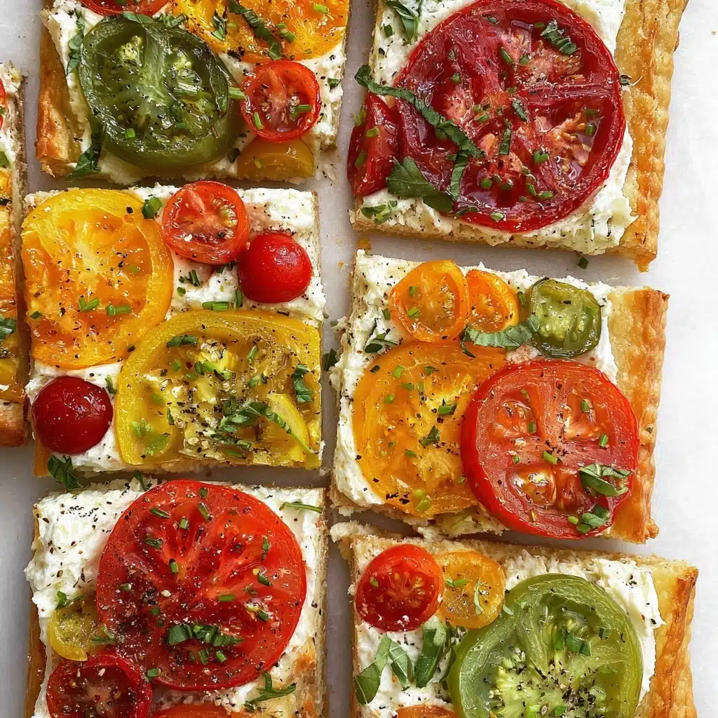 tomato ricotta phyllo tart Recipe - Recipe Image