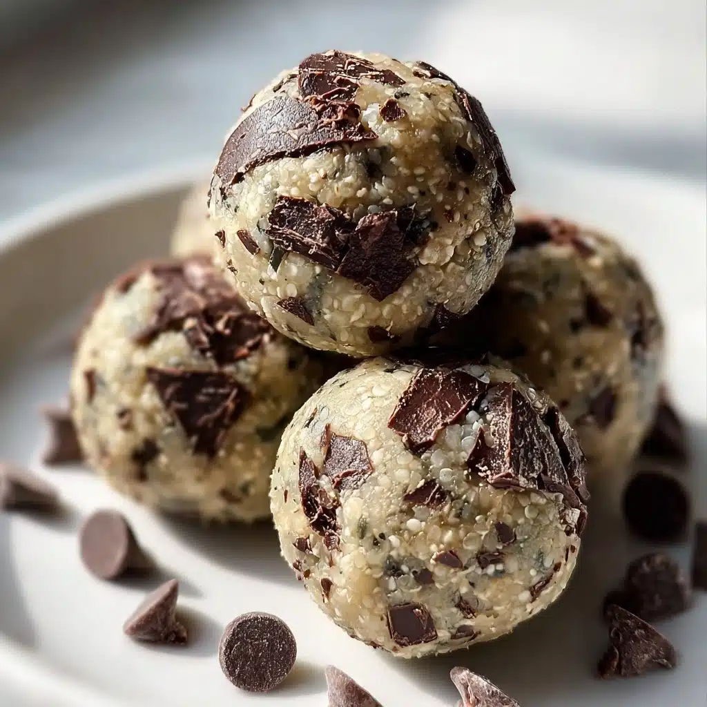 Mint Chocolate Chip Protein Balls Recipe - Recipe Image
