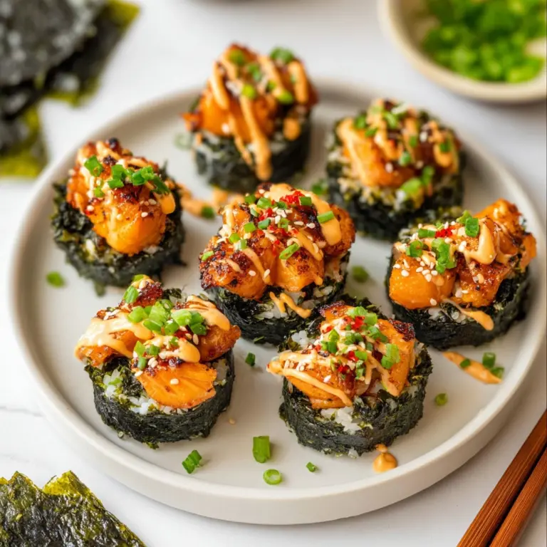 Easy Baked Salmon Sushi Cups (Viral Recipe) Recipe