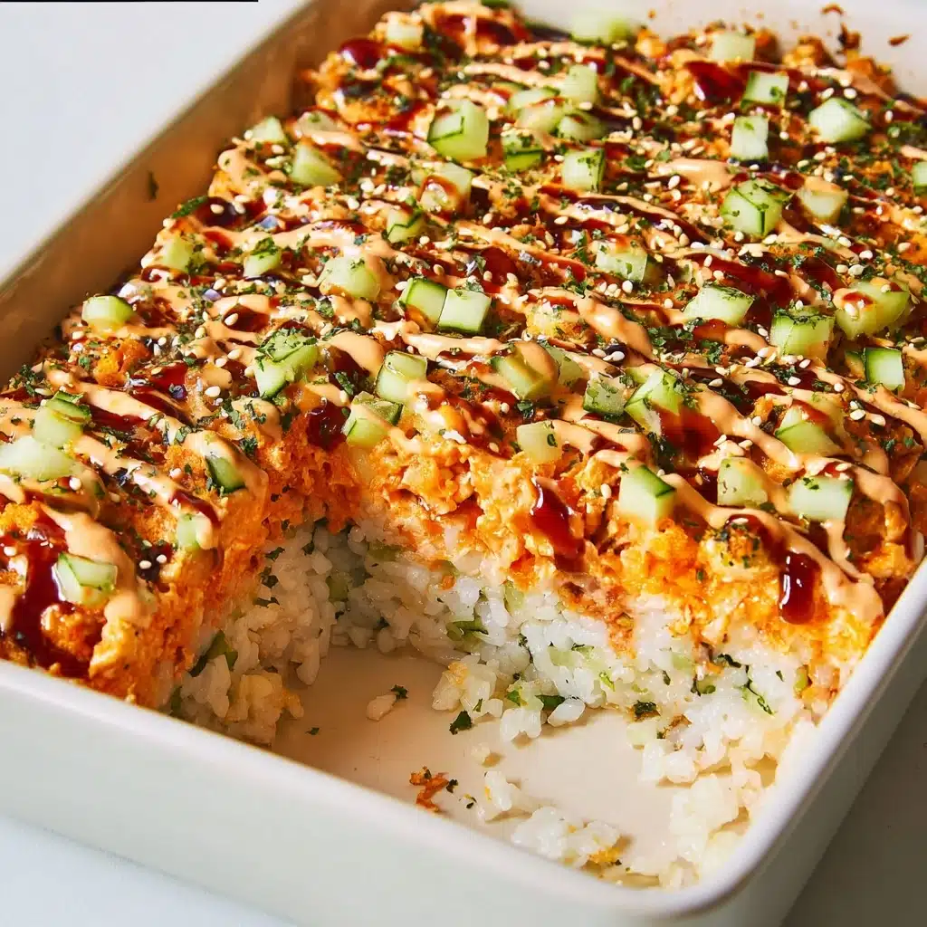 Easy Sushi Bake Recipe - Recipe Image