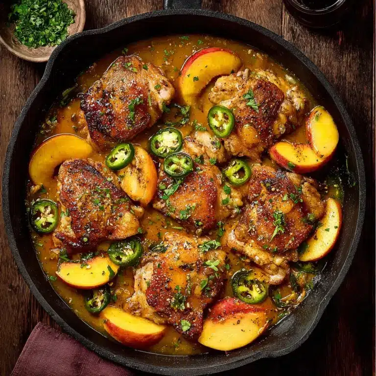 Jalapeno Peach Chicken Recipe