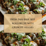 Thai Basil Beef Rolls Recipe