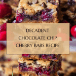 Chocolate Chip Cherry Bars Recipe