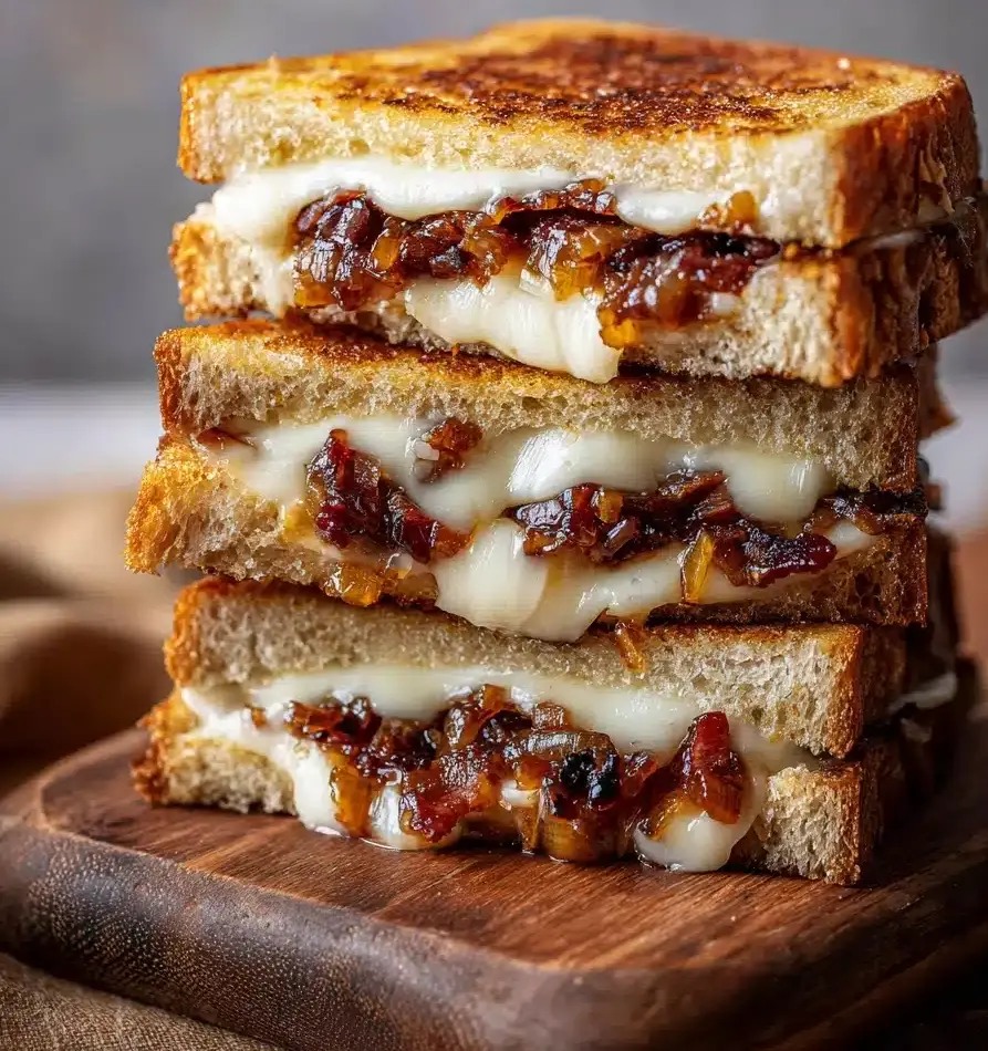 Best Bacon Sandwich with Caramelized Onions Recipe