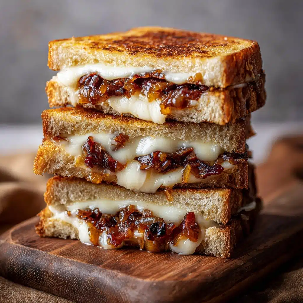 Best Bacon Sandwich with Caramelized Onions Recipe - Recipe Image
