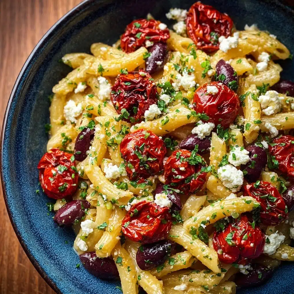 Greek Pasta with Feta and Olives (25-Minutes) Recipe - Recipe Image