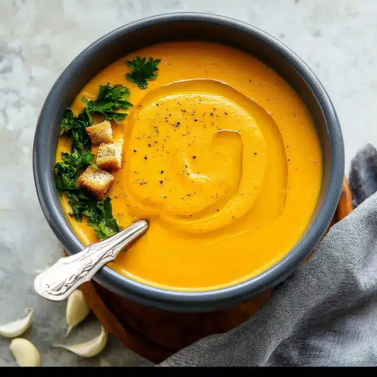 Roasted Carrot Soup Recipe