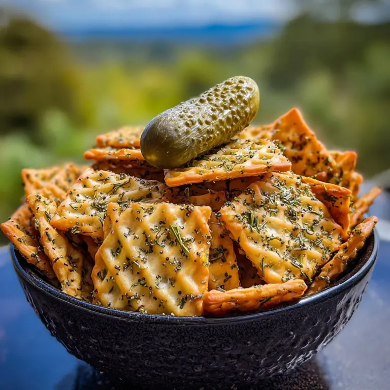 Dill Pickle Chex Mix: A Tangy Snack Sensation Recipe