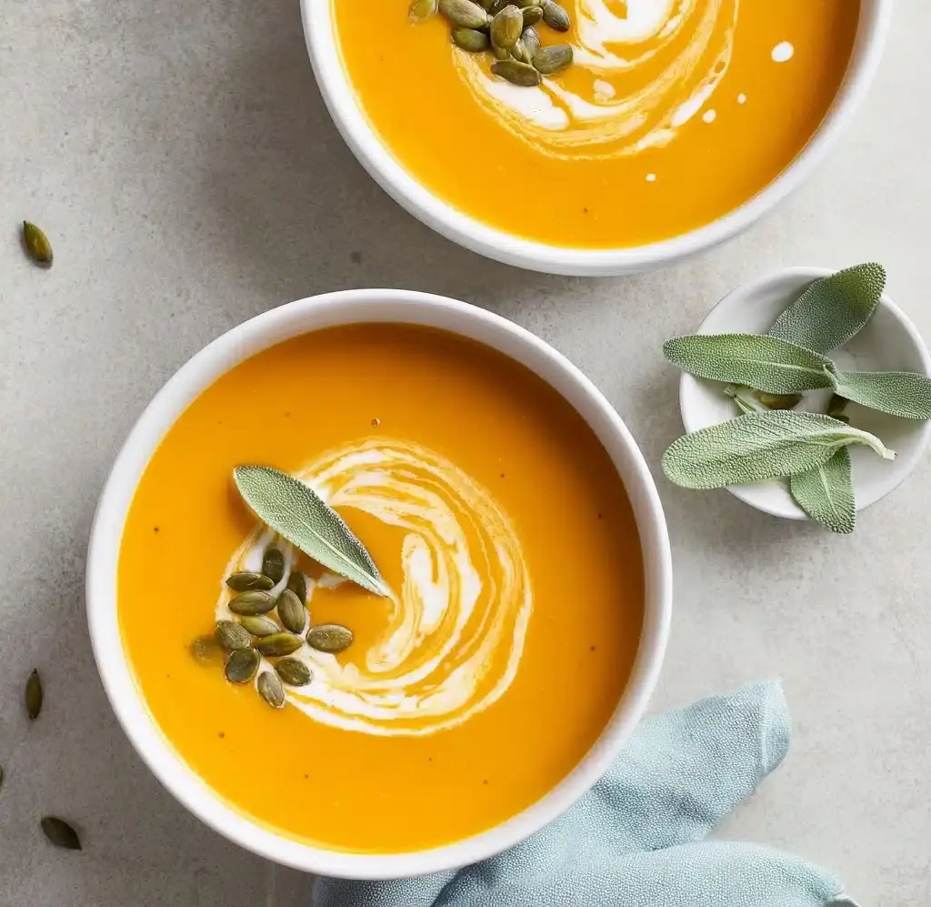 Roasted Pumpkin Apple Soup Recipe