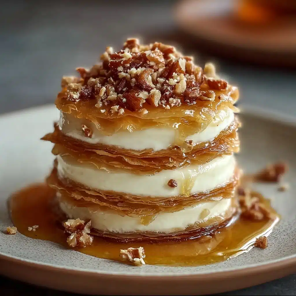 secake Phyllo Cookies with Honey Drizzle Recipe - Recipe Image