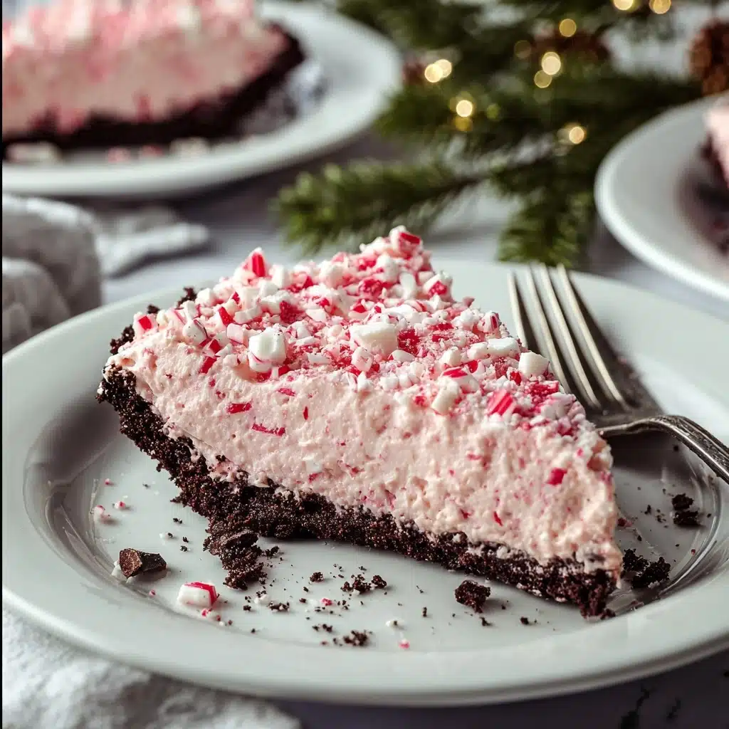 No Bake Peppermint Pie Recipe - Recipe Image