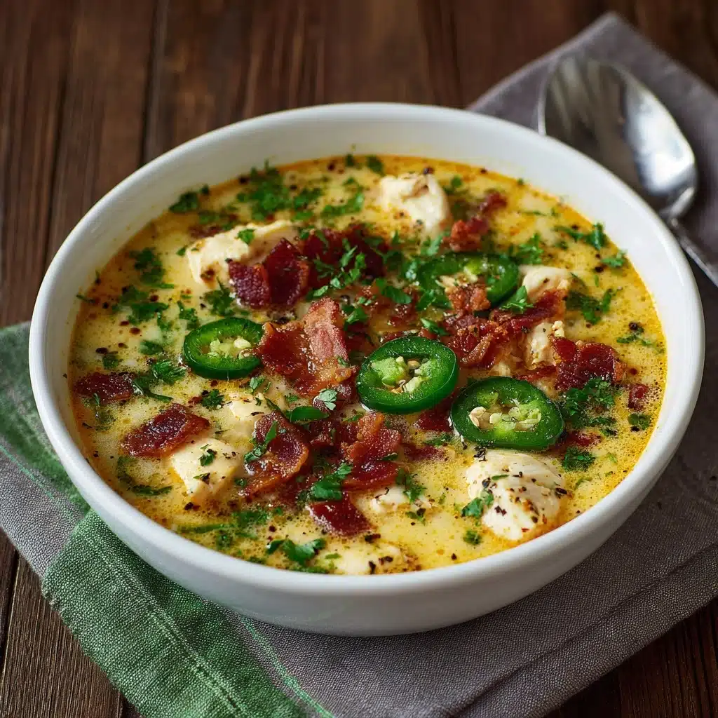 Spicy Jalapeño Popper Chicken Soup Recipe - Recipe Image
