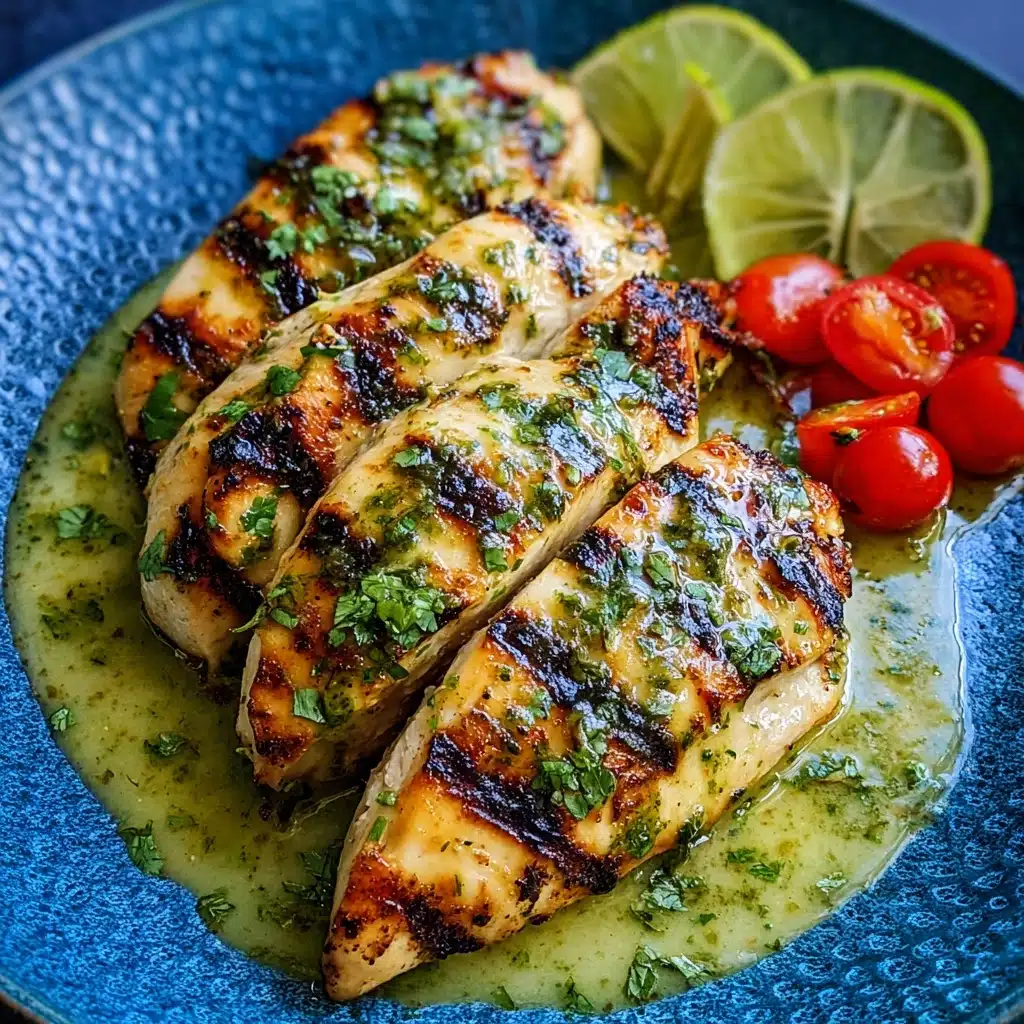Grilled Salsa Verde Pepper Jack Chicken Recipe - Recipe Image