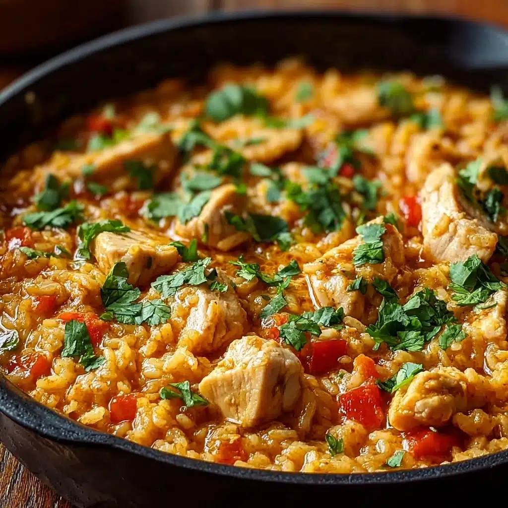 One Pot Queso Chicken and RiceIngredients Recipe - Recipe Image