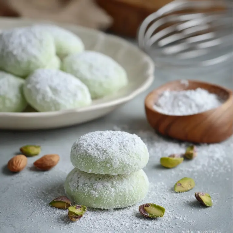 Pistachio Wedding Cookies Recipe