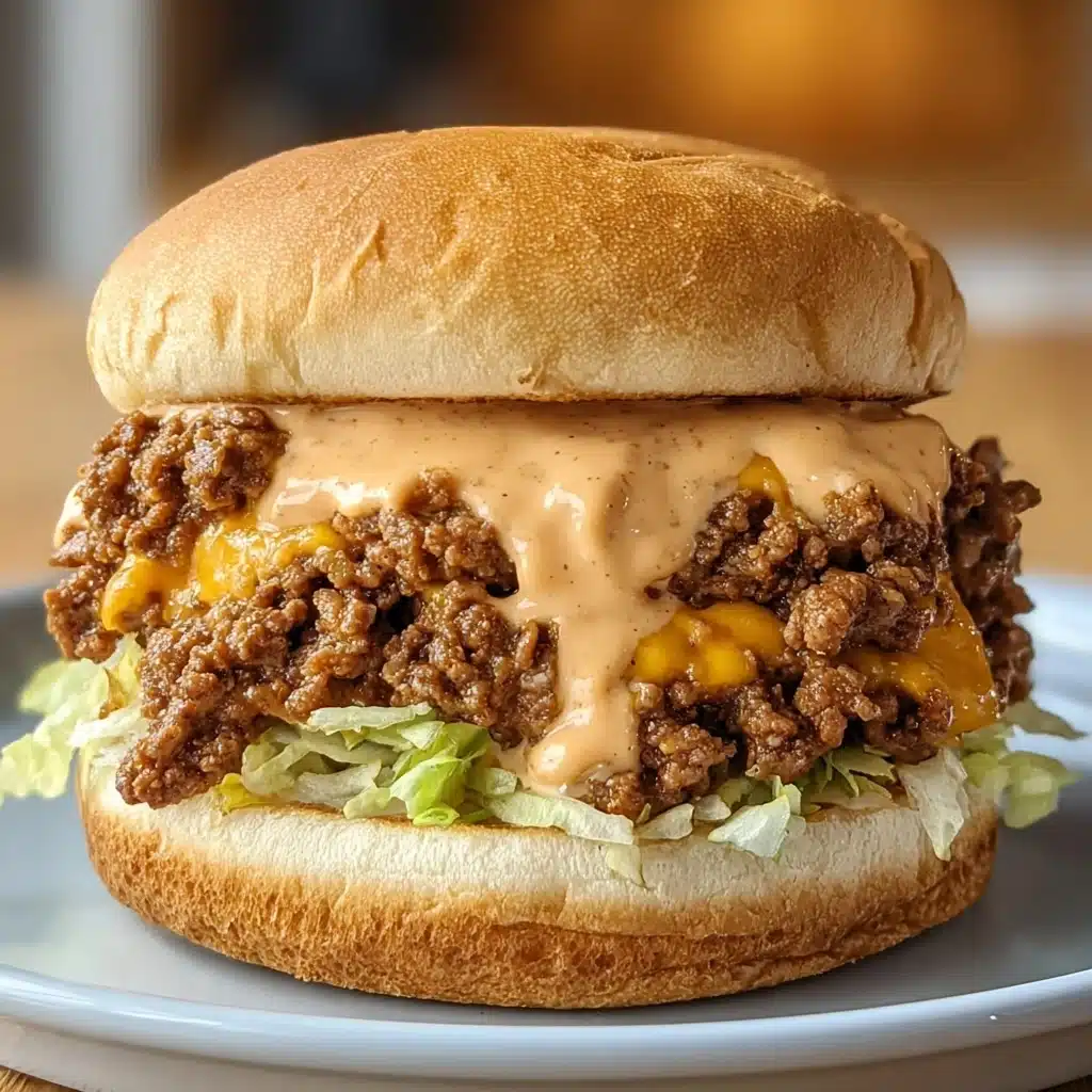 Easy Big Mac Sloppy Joes Recipe with Special Sauce Recipe - Recipe Image