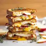 Apple Bacon and Cheddar Grilled Cheese Recipe
