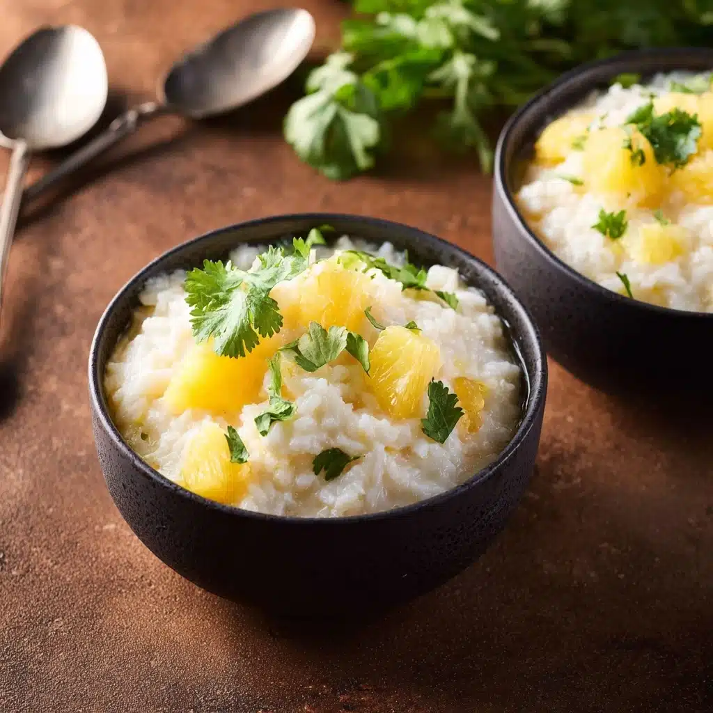 Coconut Milk Rice with Pineapple Recipe