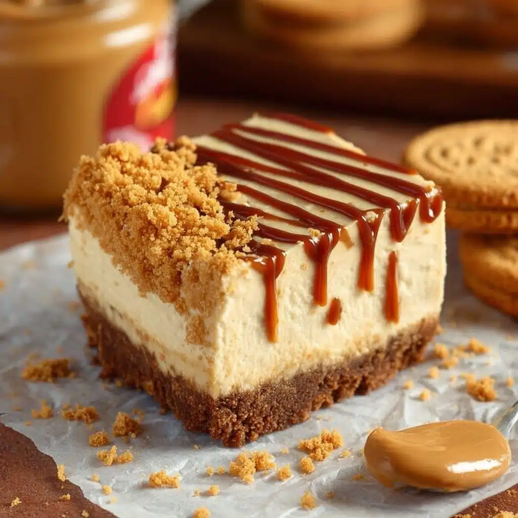 Biscoff Cheesecake {5 Ingredient Recipe!} Recipe - Recipe Image