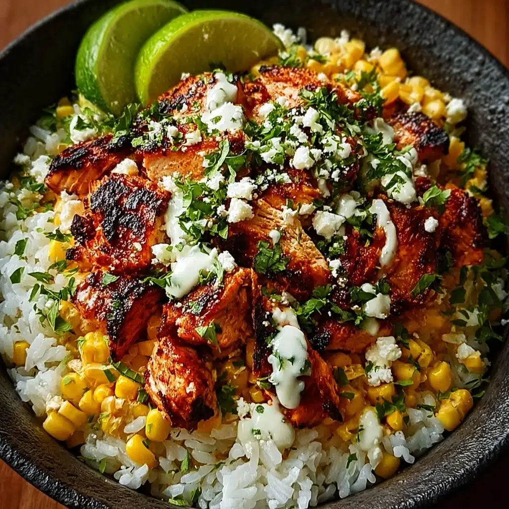 Street Corn Chicken Bowl: A Flavorful & Easy Recipe - Recipe Image