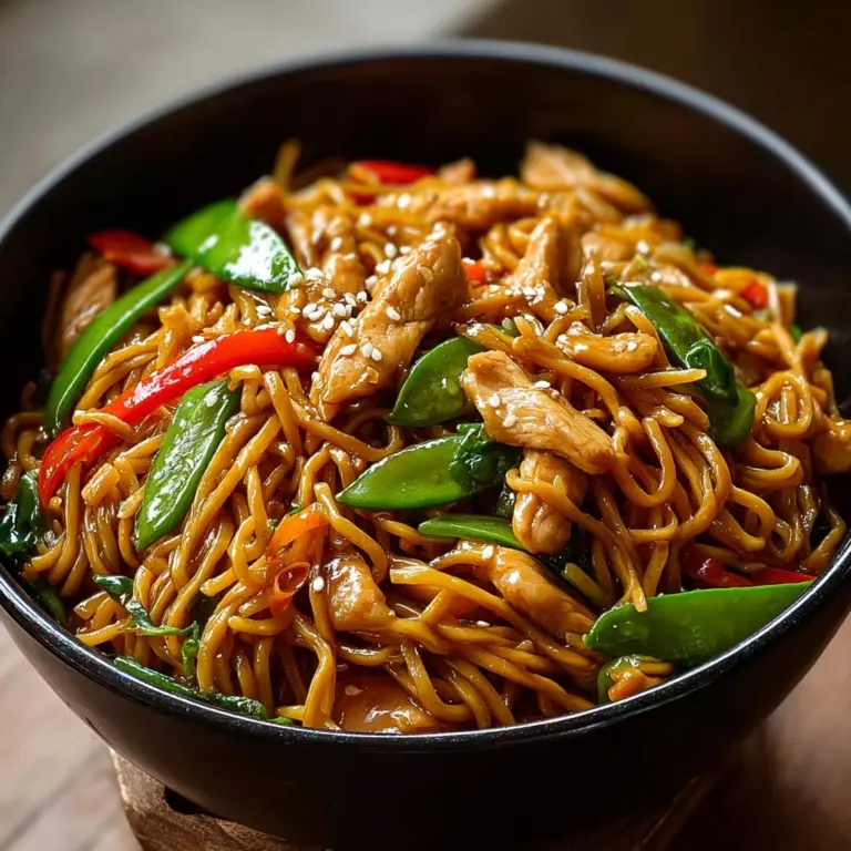 Delicious Chicken Lo Mein Recipe for Easy Meals Recipe