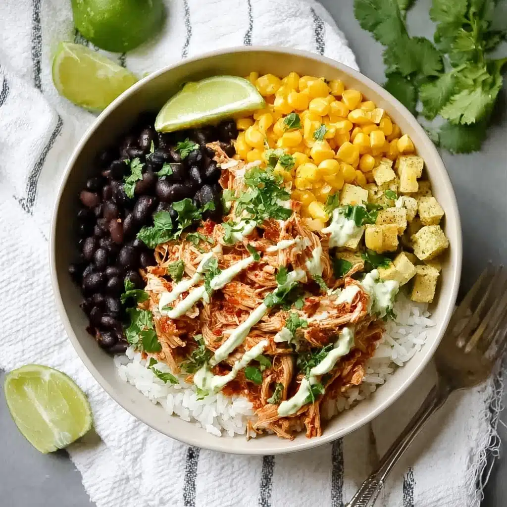 Slow Cooker Chicken Burrito Bowl Recipe - Recipe Image