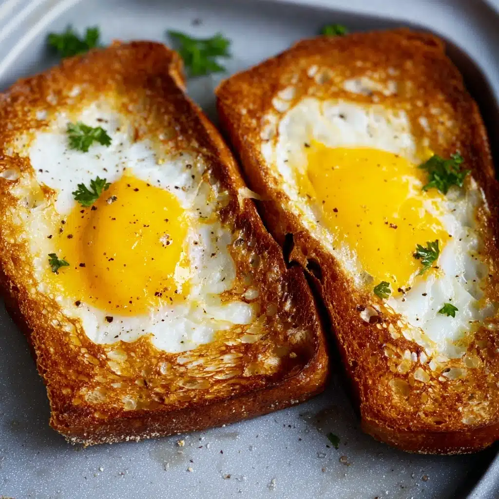 Air Fryer Egg and Cheese Toast Recipe - Recipe Image