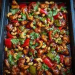 Easy Sheet Pan Cashew Chicken Recipe for Busy Weeknights Recipe