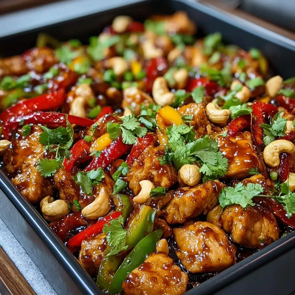 Easy Sheet Pan Cashew Chicken Recipe for Busy Weeknights Recipe - Recipe Image