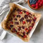 Healthy Berry Oatmeal Bars Breakfast Recipe