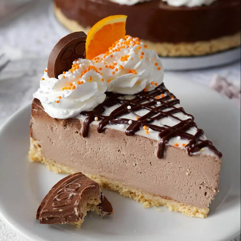 Chocolate Orange Cheesecake Recipe - Recipe Image