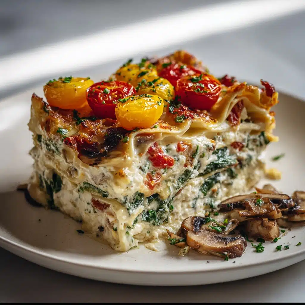 Loaded Veggie White Lasagna Recipe - Recipe Image