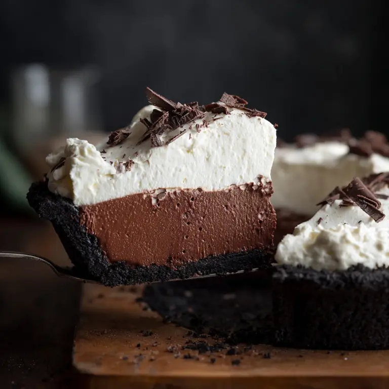 No-Bake Baileys Chocolate Pie Recipe
