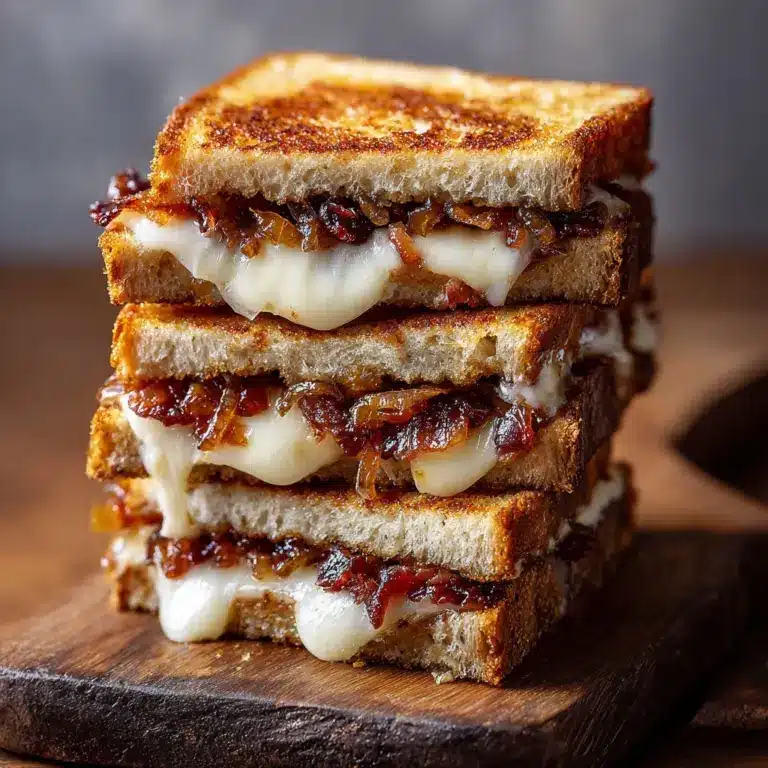 Best Bacon Sandwich with Caramelized Onions Recipe