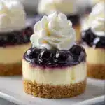 Juicy Mini Lemon Blueberry Cheesecakes Recipe
