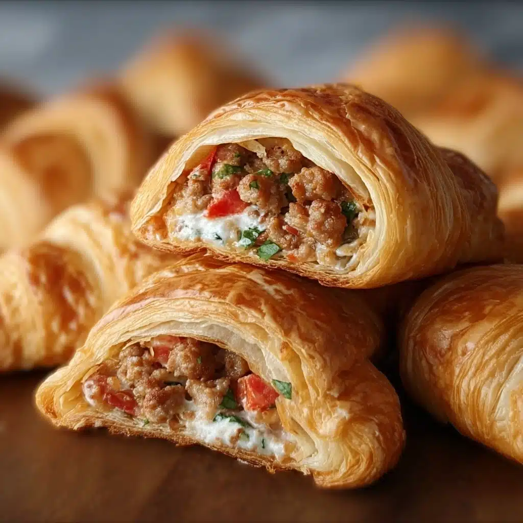 Sausage, Rotel & Cream Cheese Crescent Rolls Recipe - Recipe Image