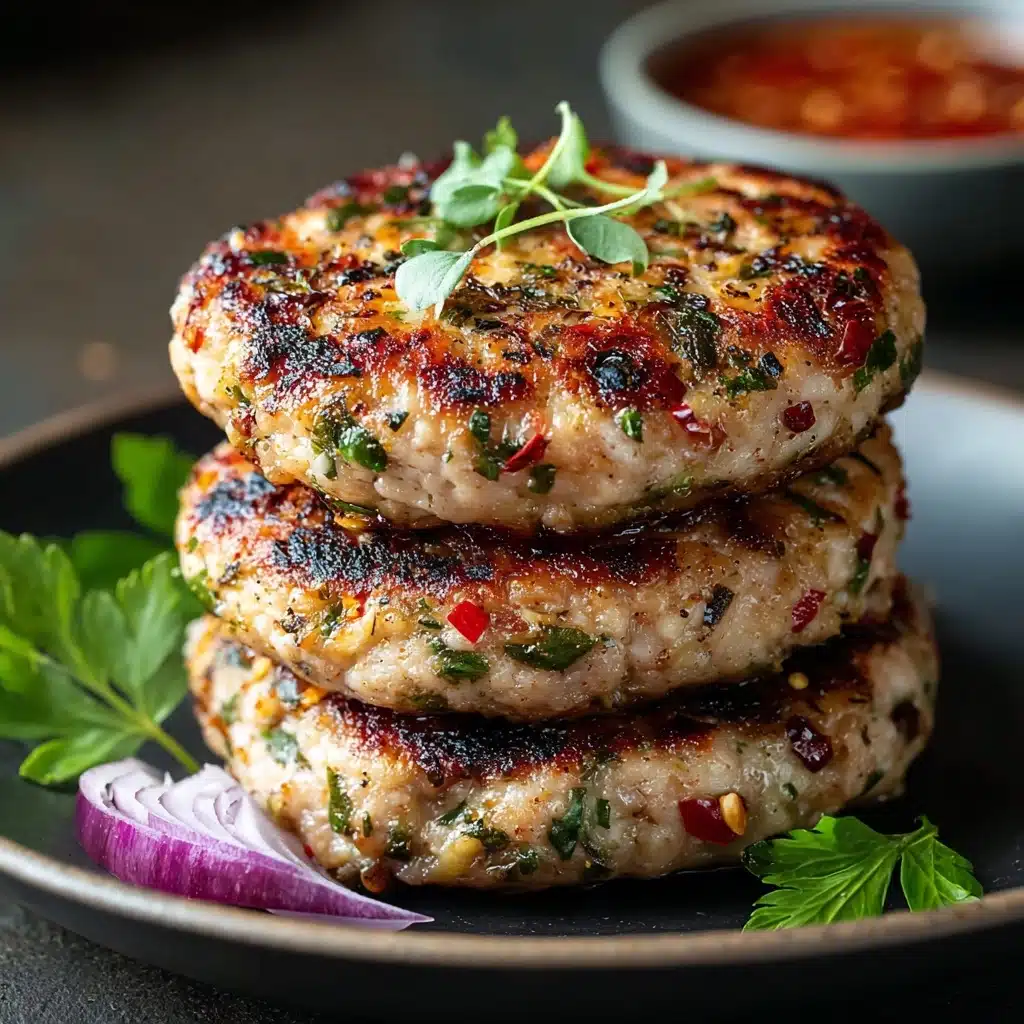 Greek Chicken Burgers Recipe - Recipe Image