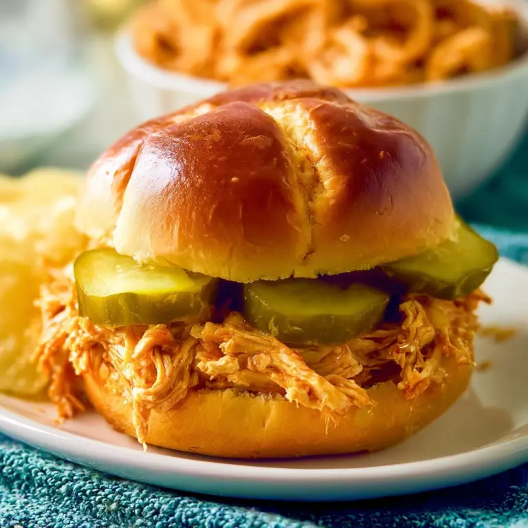 Slow Cooker Hot Honey Chicken Sandwiches Recipe