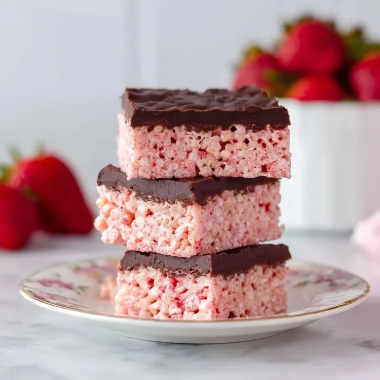 Strawberry Rice Krispie Treats Recipe