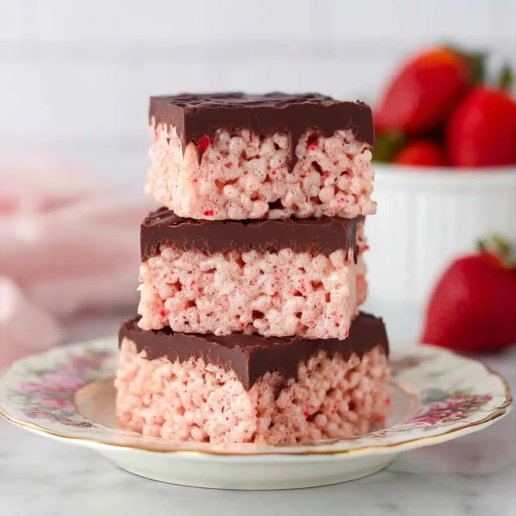 Strawberry Rice Krispie Treats Recipe - Recipe Image