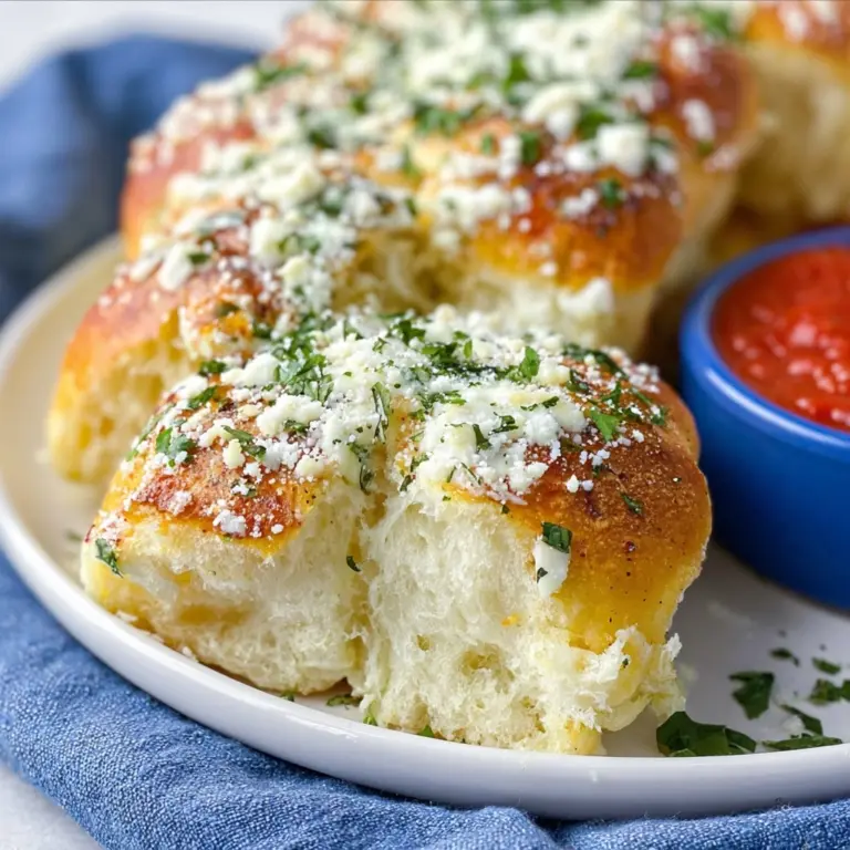 Cheesy Hawaiian Roll Garlic Bread Recipe
