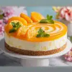 No-Bake Creamsicle Cheesecake (Orange & Vanilla Swirl) Recipe