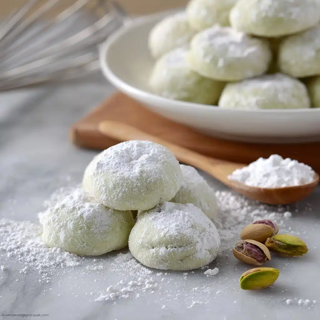 Pistachio Wedding Cookies Recipe - Recipe Image