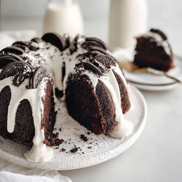 Moist Oreo Pound Cake Recipe